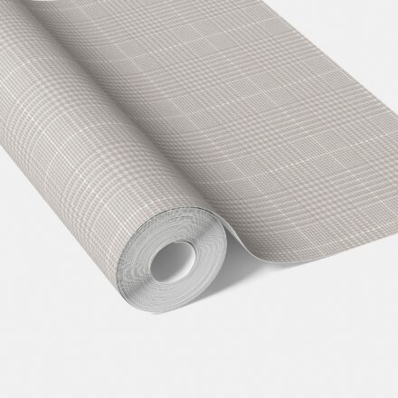 'Avalon' Plain/ Textured Check Wallpaper (Gray/ Greige/ Soft Taupe)