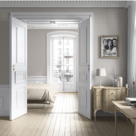 'Avalon' Plain/ Textured Check Wallpaper (Gray/ Greige/ Soft Taupe) - Image 4
