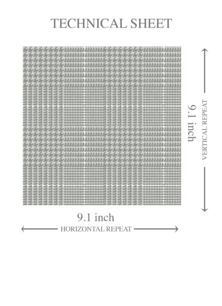 'Chapel' Neutral Plain/ Textured Check Wallpaper (Sage Gray) - Image 8