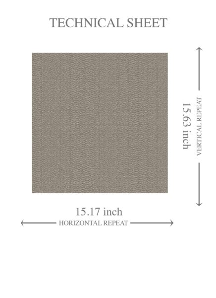 'Tiled Dreams' Neutral Herringbone Textured Wallpaper (Brown/ Warm Gray) - Image 8