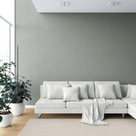 'Java Stone' Neutral Herringbone Textured Wallpaper (Gray) - Image 6