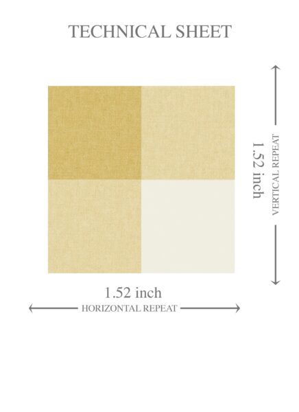 'Talavera' Geometric Gingham Checkered Wallpaper (Yellow) - Image 8