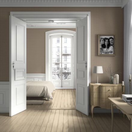 'Scenic Ride' Neutral Plain/ Textured Houndstooth Wallpaper (Light Brown/ Beige) - Image 4