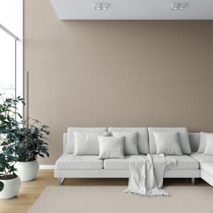 'Scenic Ride' Neutral Plain/ Textured Houndstooth Wallpaper (Light Brown/ Beige) - Image 6