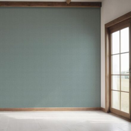 'Alvarium' Plain/ Textured Houndstooth Wallpaper (Soft Blue) - Image 7