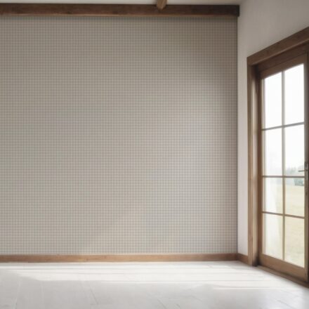'Powder Nut' Neutral Plain/ Textured Houndstooth Wallpaper (Pale Gray/ Greige) - Image 7