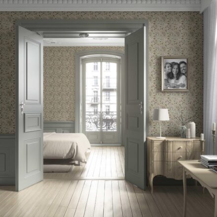 'Nostalgia' Modern Floral/ Botanical Wallpaper (Olive Green/ Brown/ Gold/ Beige) - Image 4