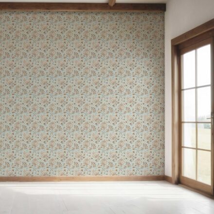 'Cabana' Modern Floral/ Botanical Wallpaper (Blue/ Brown/ Beige) - Image 7