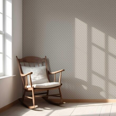 'Verena' Neutral Textured Teardrop/ Paisley Block Print Wallpaper (Gray/ Greige/ White) - Image 5