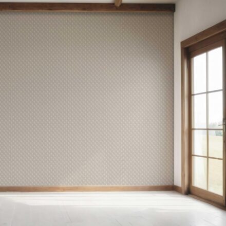 'Verena' Neutral Textured Teardrop/ Paisley Block Print Wallpaper (Gray/ Greige/ White) - Image 7