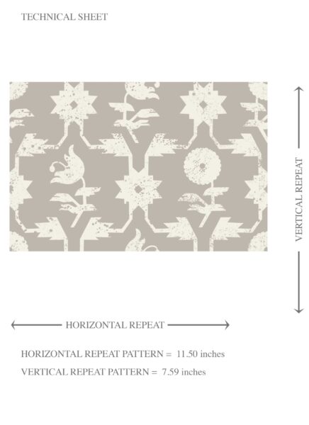 'Mystical Manor' Neutral Toned Modern Floral/ Botanical Wallpaper (Gray/ Greige/ White) - Image 8