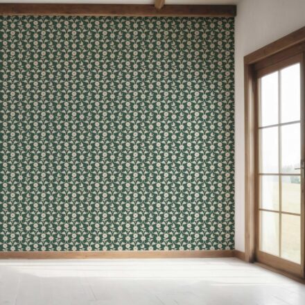 'Bosc Pear' Modern Floral Botanical Wallpaper (Green/ Beige) - Image 7