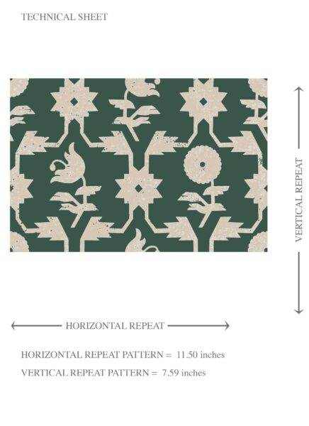 'Bosc Pear' Modern Floral Botanical Wallpaper (Green/ Beige) - Image 8