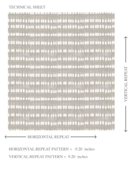 'Desert Pendant' Textured Shibori Effect Striped Wallpaper (Gray/ White) - Image 8