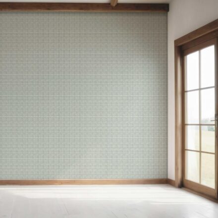 'Corsair' Textured Shibori Effect Striped Wallpaper (Sage Gray/ White) - Image 7