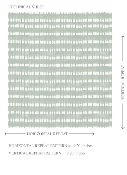 'Fearless' Textured Shibori Effect Striped Wallpaper (Green/ White) - Image 8