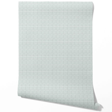 'Osiris Clay' Textured Shibori Effect Striped Wallpaper (Blue/ White) - Image 2