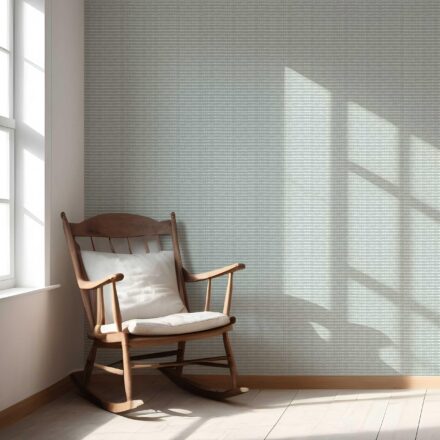 'Osiris Clay' Textured Shibori Effect Striped Wallpaper (Blue/ White) - Image 5