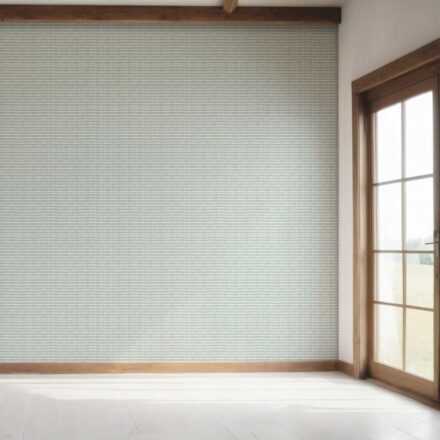 'Osiris Clay' Textured Shibori Effect Striped Wallpaper (Blue/ White) - Image 7