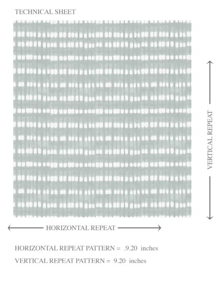 'Osiris Clay' Textured Shibori Effect Striped Wallpaper (Blue/ White) - Image 8