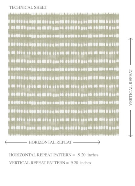 'Oudh' Textured Shibori Effect Striped Wallpaper (Olive Green/ White) - Image 8