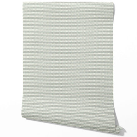 'Pristine' Modern Neutral-Toned/ Micro-Patterned Wallpaper (Sage Gray) - Image 2