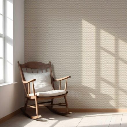 'Mattea' Modern Neutral-Toned/ Micro-Patterned Wallpaper (Beige/ White) - Image 5