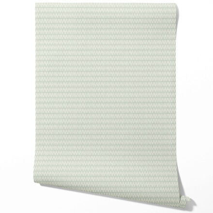 'Elroy' Modern Geometric Micro-Print Wallpaper (Duck Egg Blue/ White) - Image 2
