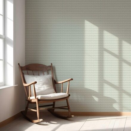 'Elroy' Modern Geometric Micro-Print Wallpaper (Duck Egg Blue/ White) - Image 5