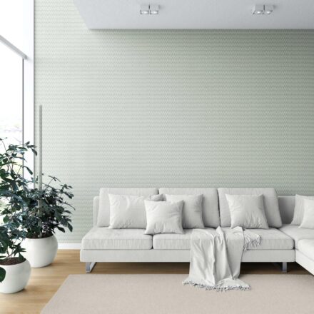 'Elroy' Modern Geometric Micro-Print Wallpaper (Duck Egg Blue/ White) - Image 6