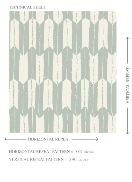 'Elroy' Modern Geometric Micro-Print Wallpaper (Duck Egg Blue/ White) - Image 8
