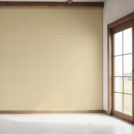 'Samba' Modern Geometric Micro-Print Wallpaper (Yellow/ White) - Image 7