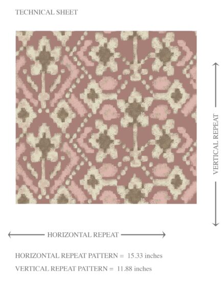'Viridian' Modern Botanical Floral Wallpaper (Peach/ Dusky Pink/ Beige) - Image 8