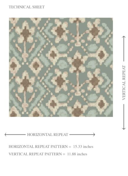 'Samak' Modern Botanical Floral Wallpaper (Sage Green/ Beige) - Image 8