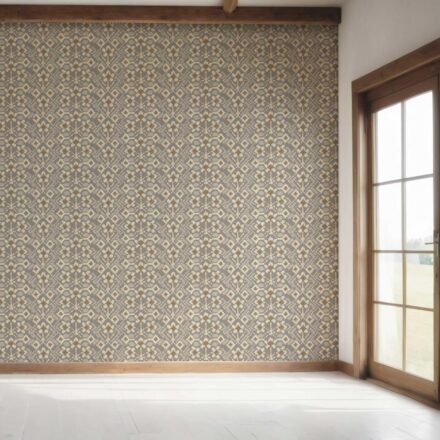 'Dulfin' Modern Neutral-Toned Botanical Floral Wallpaper (Brown/ Taupe/ Beige) - Image 7